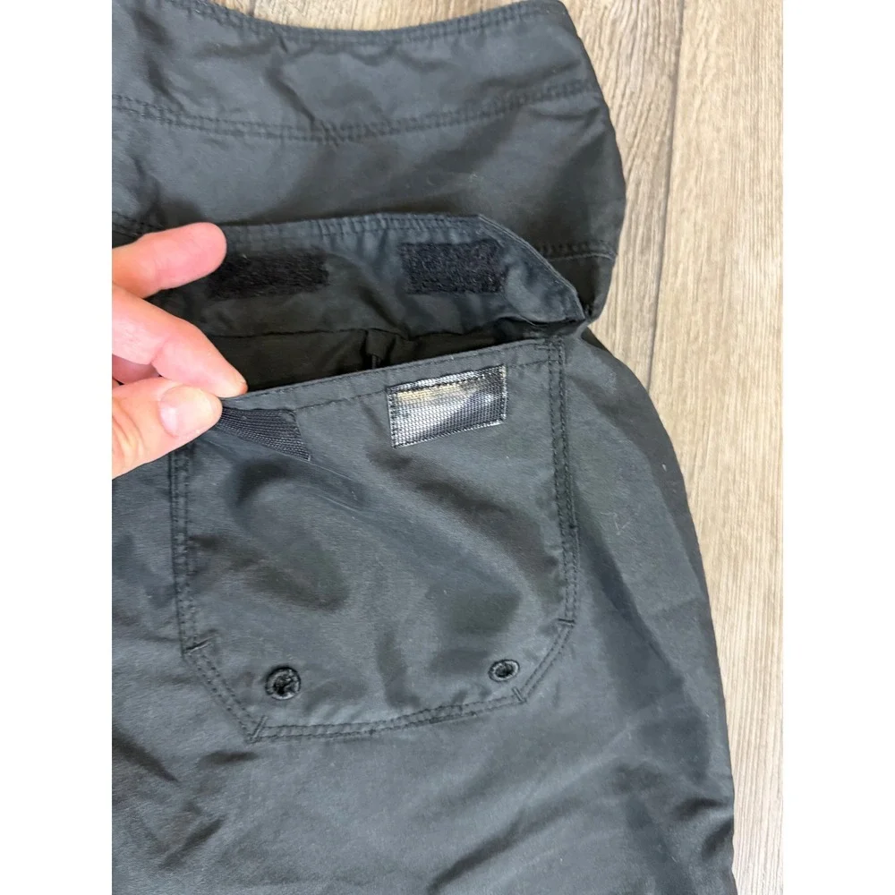 Hurley Board Shorts Phantom Solid Swim Trunks Black 28 Surf Beach Activewear